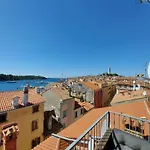 Beautiful Sunsets Over The Roofs Of Rovinj