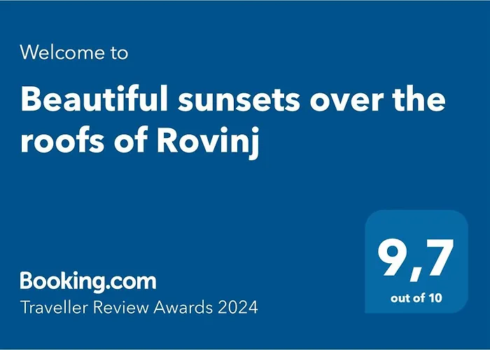 Beautiful Sunsets Over The Roofs Of Rovinj